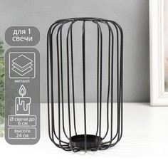 Подсвечник металл на 1 свечу No Brand