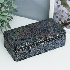 Шкатулка кожзам для украшений No Brand