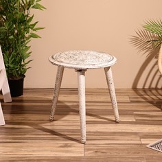 Столик кофейный 45х45х50 см, манговое дерево No Brand