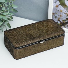 Шкатулка кожзам для украшений No Brand