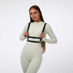Портупея женская на грудь, цвет черный No Brand