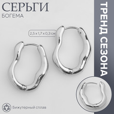 Серьги металл Queen Fair