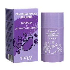 Глиняная маска для лица в стике с экстрактом баклажана No Brand