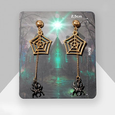 Хэллоуин! серьги Queen Fair