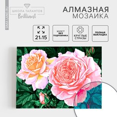 Алмазная мозаика с полным заполнением на холсте Школа талантов