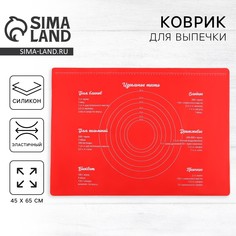Силиконовый коврик для выпечки Konfinetta