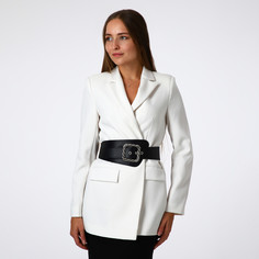 Корсет ремень женский, ширина 11,5 см, пряжка металл, цвет черный No Brand