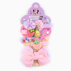 Набор заколок для волос, 5 шт, минни маус Disney