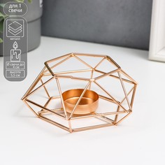 Подсвечник металл на 1 свечу No Brand
