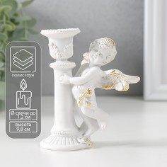 Подсвечник полистоун на 1 свечу No Brand