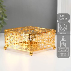 Подсвечник металл на 1 свечу No Brand