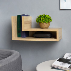 Тумба прикроватная подвесная 412*210*250 сонома Клик Мебель