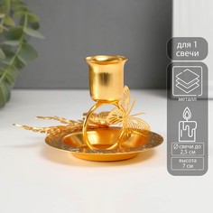 Подсвечник металл на 1 свечу No Brand