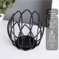 Подсвечник на 1 свечу металл d=5 см No Brand