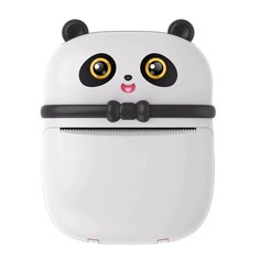 Мини-принтер panda lpr-20, кабель micro-usb. панда черно-белая. No Brand