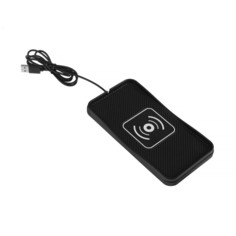 Противоскользящий коврик с беспроводной зарядкой от usb No Brand
