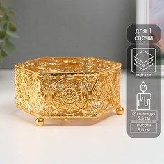 Подсвечник металл на 1 свечу No Brand