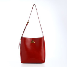 Сумка женская на винтовом замке textura, маленький размер, цвет бордовый