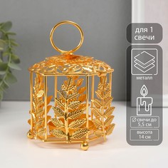 Подсвечник металл на 1 свечу No Brand
