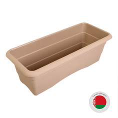 Ящик для цветов, 40 × 17,5 × 13,5 см, 6 л, цвет капучино No Brand
