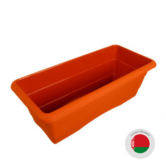 Ящик для цветов, 48 × 22 × 17 см, 10 л, цвет терракот No Brand
