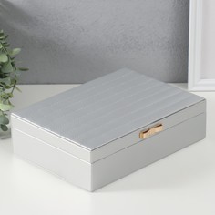 Шкатулка кожзам для украшений No Brand