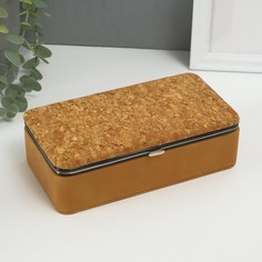Шкатулка кожзам для украшений No Brand