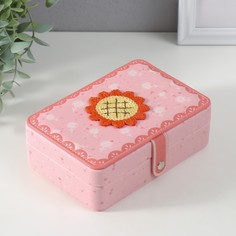 Шкатулка кожзам для украшений No Brand