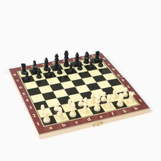 Шахматы, шашки, нарды, настольные игры, набор 3 в 1, 29 х 29 см No Brand