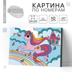 Картина по номерам для детей на подрамнике Школа талантов