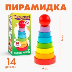 Детская развивающая пирамидка Лесная мастерская
