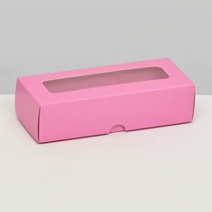 Коробка для 3 конфеты, 13,7 х 5,5 х 3,5 см. кондитерская упаковка Upak Land