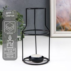 Подсвечник металл на 1 свечу No Brand