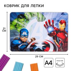 Коврик для лепки, формат а4 Marvel