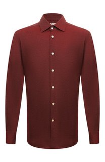 Хлопковая рубашка Kiton