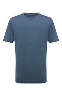 Футболка из шелка и хлопка Kiton