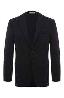 Пиджак из шерсти и хлопка Corneliani