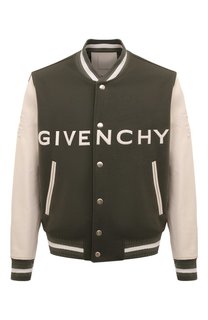 Комбинированный бомбер Givenchy