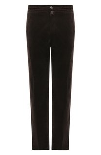Брюки из хлопка и кашемира Kiton