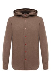 Хлопковая рубашка Kiton