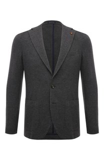 Пиджак из шерсти и хлопка Sartoria Latorre