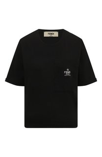 Хлопковая футболка Fendi