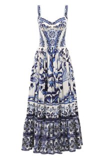 Хлопковое платье Dolce & Gabbana