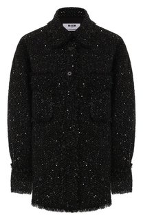 Твидовая рубашка MSGM