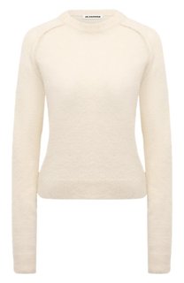 Свитер из шерсти и шелка Jil Sander