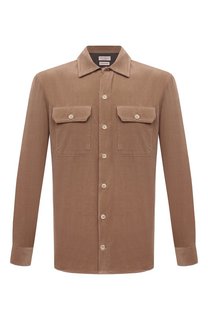 Хлопковая рубашка Brunello Cucinelli