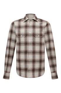 Хлопковая рубашка Kiton