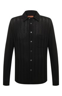 Рубашка из хлопка и вискозы Missoni