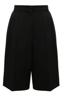 Шорты из шерсти и шелка Dolce & Gabbana