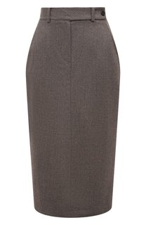 Юбка из шерсти и кашемира Kiton